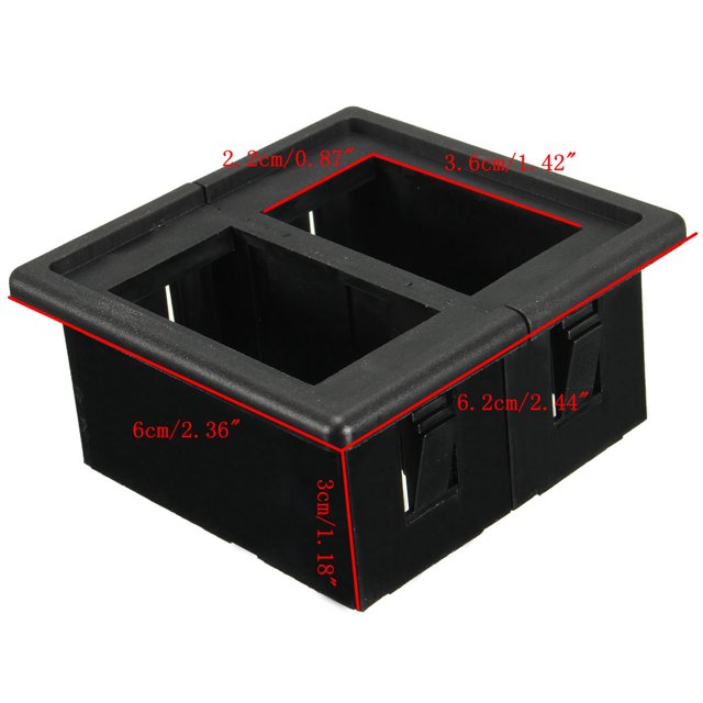 2pcs Marine Rocker Switch Patrol Panel Housing Holder Assembly ARB Carling Type