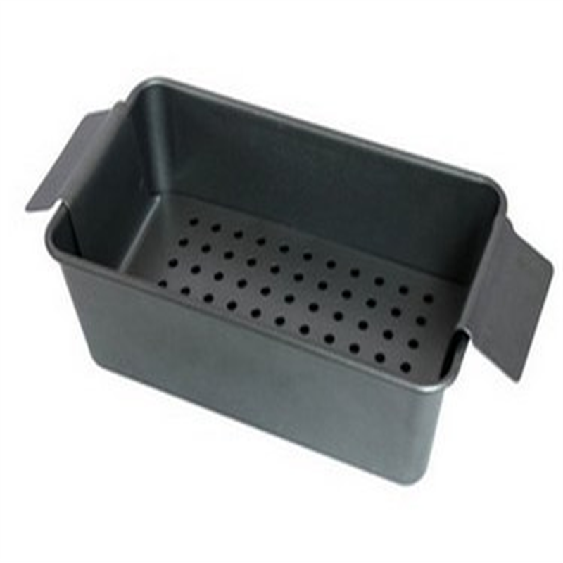 Tosnail 12" X 6" X 3" Set of 2 Nonstick Meatloaf Pan with a Perforated Elevated Lifter