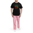 thumbnail image 5 of CafePress - First Christmas As Mr. &Amp; Mrs. Newlywed Pajamas - Men's Dark Loose Fit Cotton Pajama Set, 5 of 7