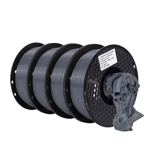 4KG PLA Filament 1.75mm 3D Printing Plastic Material, No Bubble Eco-friendly Multiple Color For FDM 3D Printers ,Smoother Printing Experience