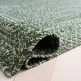 thumbnail image 6 of Safavieh Braided Shelagh Abstract Machine Washable Reversible Area Rug, Dark Green, 5' x 5' Square, 6 of 11