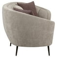 thumbnail image 5 of Ellorie 2-piece Upholstered Curved Sofa Set Beige, 5 of 15