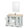 thumbnail image 4 of Wyndham WCS141448SWHIVUNSM24 48 Inch Single Bathroom Vanity in White, 4 of 4