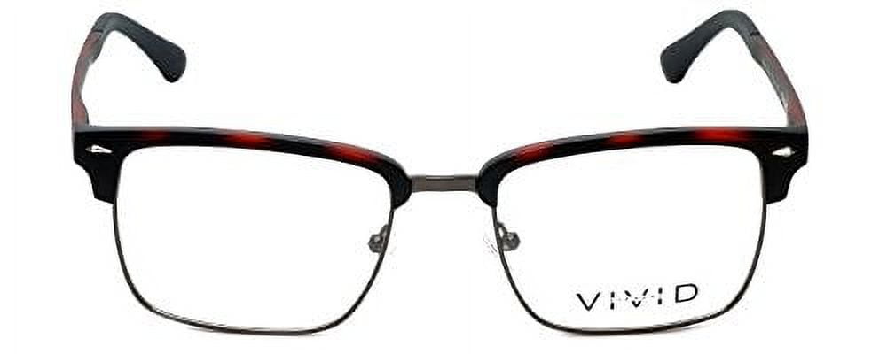 Vivid 257 Designer Reading Glasses in Demi-Red +3.00