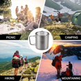thumbnail image 4 of Aomiun Ultralight Titanium Cup Outdoor Portable Camping Picnic Water Cup Mug with Foldable Handle 300ml/350ml/420ml/550ml/650ml/750ml, 4 of 5