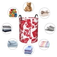 thumbnail image 4 of Fuzoiu Abstract meat Print Circular Hamper,Laundry Basket with Handle,Collapsible Laundry,Dirty Clothes Storage Basket,for Bedroom Bathroom Dorm Living Room-Small, 4 of 6