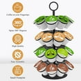 thumbnail image 2 of Funpisea 360° Rotating Coffee Pod Holder, Detachable K-Cup Organizer for Countertop, 2 of 8