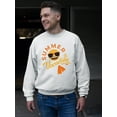 thumbnail image 2 of Summer Vacation - Retro Beach Emoji Travel Graphic Men's Sweatshirt, 2 of 4
