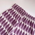 thumbnail image 4 of Toddler Pants Kids Summer Lightweight Wide Leg Print Trousers Stylish Girls Purple 4-5 Years, 4 of 5