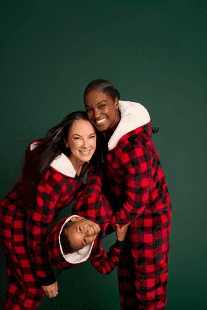 Jolly Jammies Toddler Buffalo Plaid Matching Family Pajamas Union Suit Sizes 2T 5T Walmart