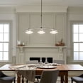 thumbnail image 5 of Kichler Lighting - Three Light Linear Chandelier - Structures - 3 Light Pendant, 5 of 5