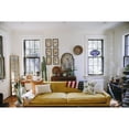thumbnail image 5 of Creative Co-Op Distressed Rectangle Metal Framed Windowpane Wall Mirror, Gold, 5 of 12