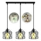 thumbnail image 1 of Lampara De Techo Decorativa Vintage Candelabro De 3 Cabezas, 1 of 5
