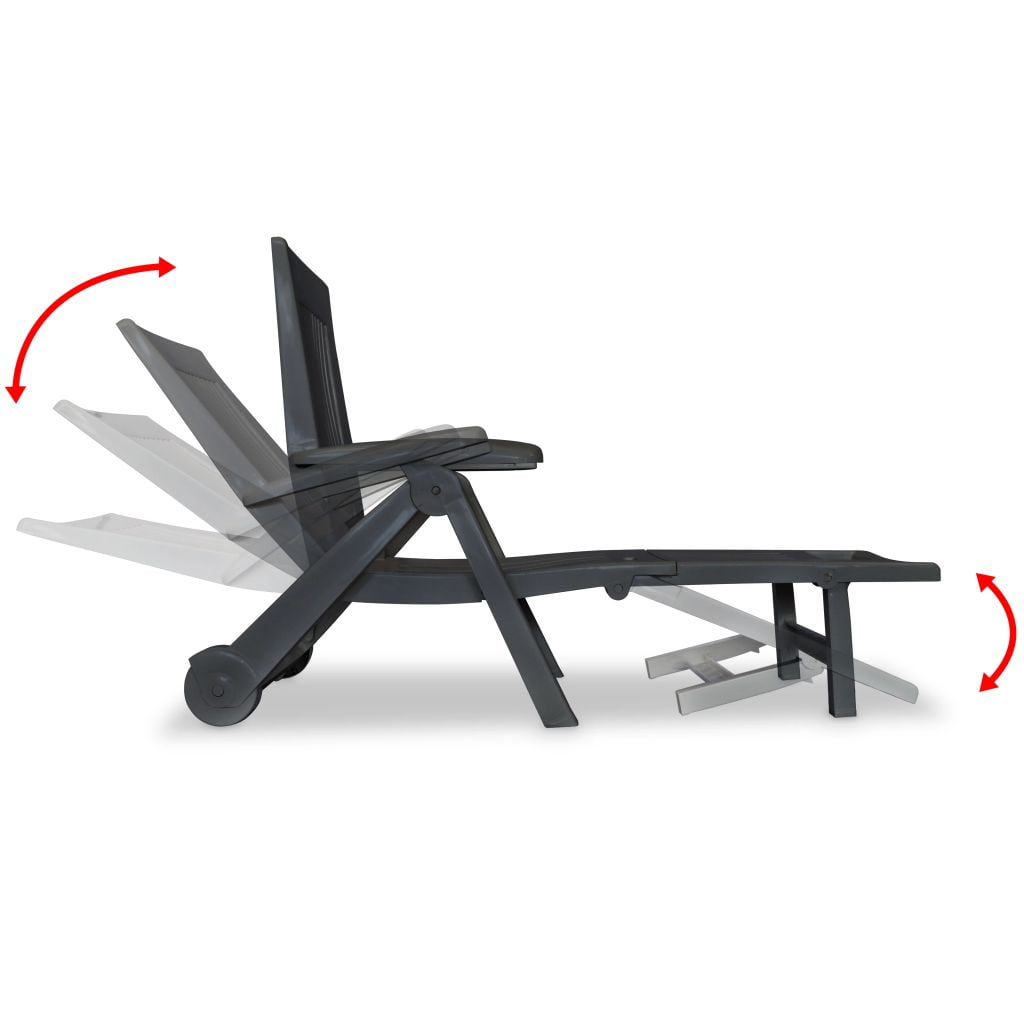 Lowestbest Sun Lounger with Footrest, Sunbed Outdoor Chair Garden Chair Patio Furniture Lowestbest Sun Lounger with Footrest, Sunbed Outdoor Chair Garden Chair Patio Furniture