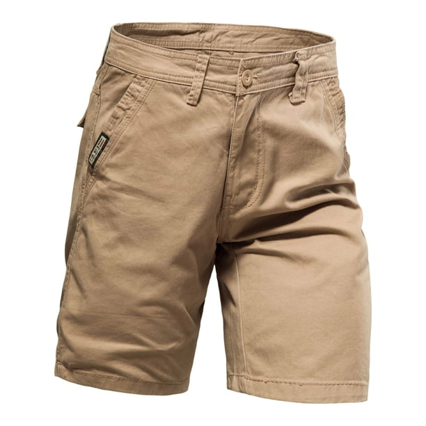 WILLBEST Pantalones Cortos Vaqueros con Cremallera para Hombre, de Verano, A La Moda y para El Tiempo Libre, Lavados, de Calle