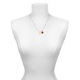 thumbnail image 3 of Delight Jewelry Goldtone Dog Head Silhouette Red Lucky Ladybug Necklace and Dangle Earrings Set, 3 of 6