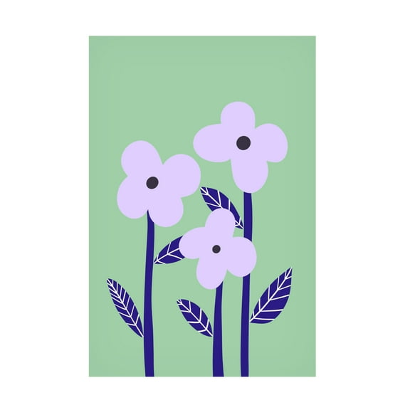 Trademark Fine Art Athene Fritsch Lilac Flowers Canvas Wall Art