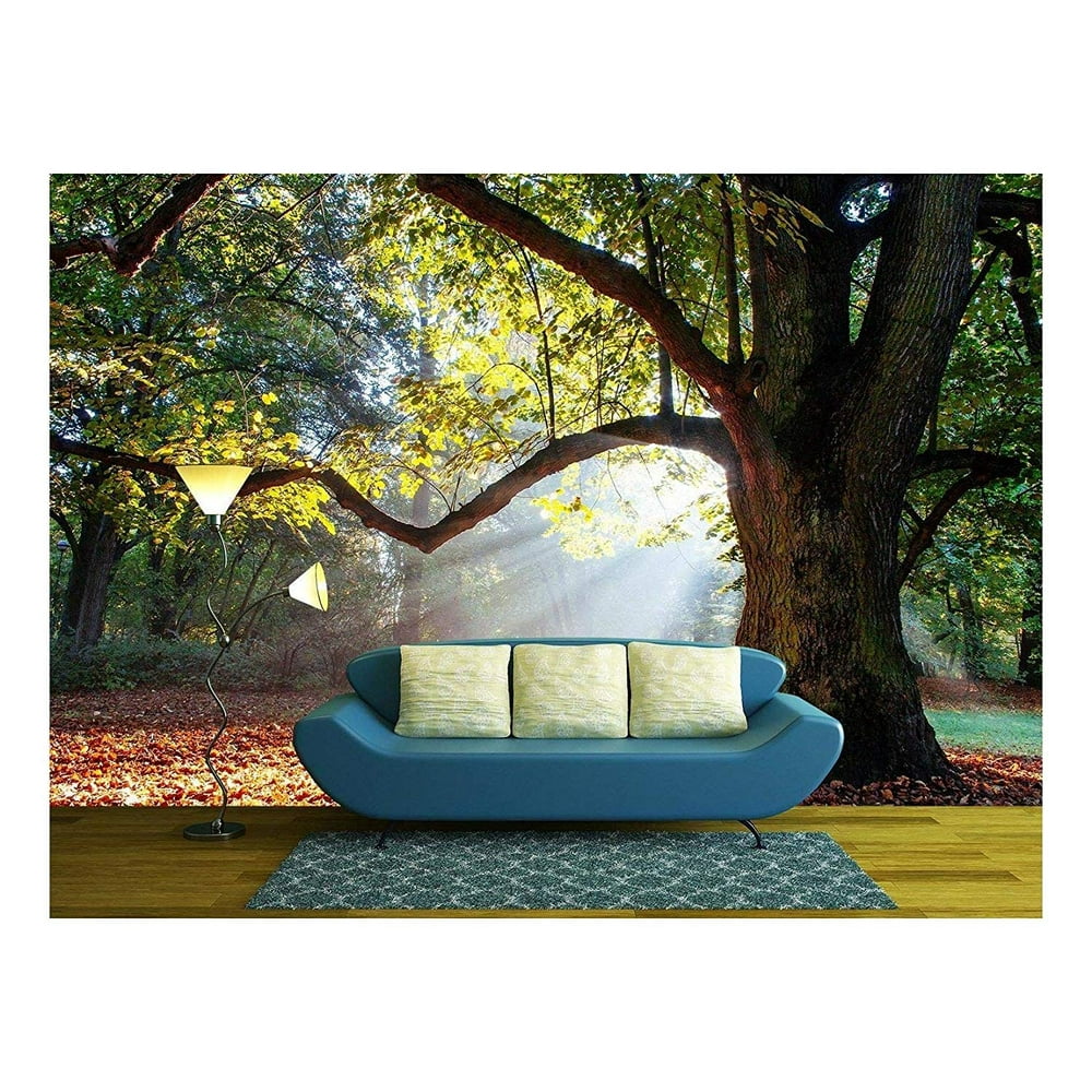 wall26 - Mighty Oak Tree - Removable Wall Mural | Self-adhesive Large