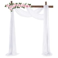 thumbnail image 1 of Boda Decoraciones Gasa Arco Drapeado Para Fiesta Arco Ceremonia Escenario Recepción Techo Telón De Fondo Yuarrent HA039698-01, 1 of 6