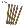 thumbnail image 3 of Uxcell 12pcs packs Fully Threaded Rods 1/4x3-1/4" for Mounting Assembly Fastening, Colorful Zinc, 3 of 5