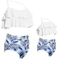 thumbnail image 5 of Girls Swimsuit Two Pieces Bikini Set Ruffle Falbala Swimwear Bathing Suits, 5 of 7