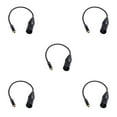 thumbnail image 1 of maskred Dual Shielded Audio Cable Professional Plug Adapter Headphone Splitter Sound Card Home Supplies for Smartphone Microphone 0.5m 5PCS, 1 of 6