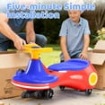 thumbnail image 7 of Erivess 12V Electric Wiggle Car with Pedal, 3 in 1 Swing Car for Kids, Flashing Wheels, Music, Anti-Rollover, Rechargeable Battery, Ride on Toys for Ages 3+,130 Lbs (Red), 7 of 7