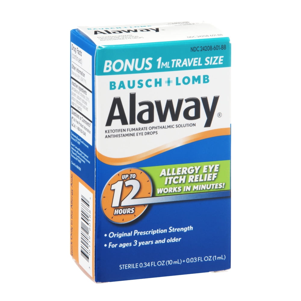 Bausch & Lomb Alaway Eye Drops with Bonus, 10 mL