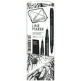 thumbnail image 2 of Derwent Graphik Line Marker Set 3/Pkg-Black, 2 of 2
