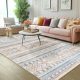 thumbnail image 4 of Ultrug Soft Boho Area Rug Moroccan Geometric Rugs Washable Carpet for Bedroom Living Room Home Decor,4'x6',Orange, 4 of 7