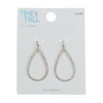 Time and Tru Woman's Stone Drop Earring, Gold
