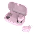 thumbnail image 3 of Auriculares inalámbricos Bluetooth 5.0 con cancelación de ruido y estuche de carga, color rosa Rosado, 3 of 9