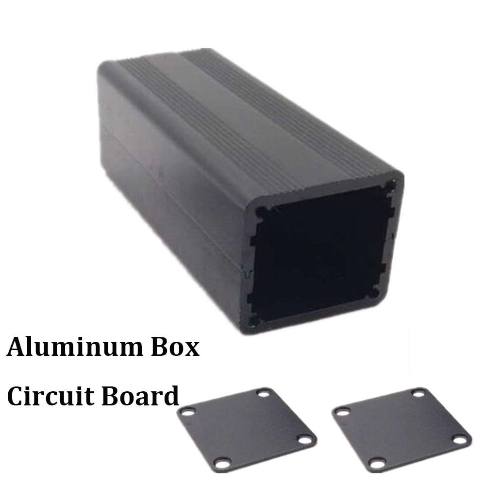 Lot of 5 x Black Plastic Enclosure Project Desk Box Electronic Circuit PCB Plate 