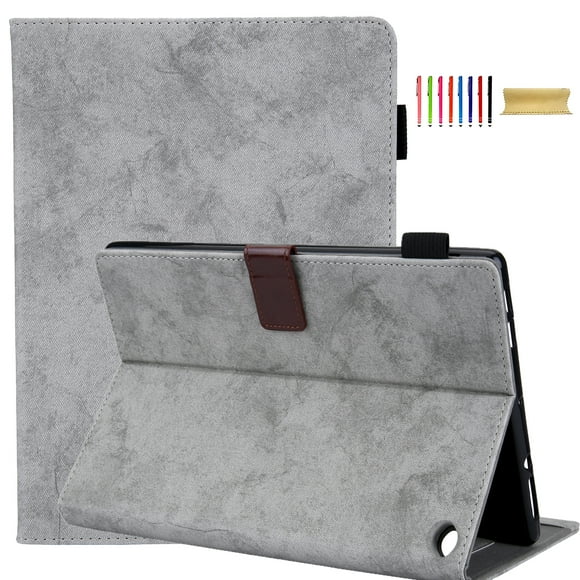 for Amazon Kindle Fire Max 11 Case (13th Generation, 2023 Release) 11" Flip Leather Case with Card Slots Anti-Slip Kickstand Magnetic Clasp Shockproof Cover,Black
