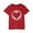 Red, variant on WRKEKC Boys T-Shirts, Summer Tops for Girls, Boys' and Girls' Summer Comfortable Heart Print Round Neck Short Sleeve Casual Sports T-Shirts