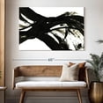 thumbnail image 3 of Elephant Stock Dark Abstract Wall Art - Horizontal Canvas Wall Art - Living Room Wall Decor - Abstract Canvas - Black And White Decor - 51" x 34", 3 of 8