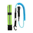 thumbnail image 3 of Surfboard Leash Safety Rope Leash Ankle Cuff, Surf Board Leashes, Surf Leash for Water Sports Shortboard Longboard Stand up Paddleboard with Waist Belt, 3 of 10