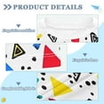 thumbnail image 2 of FORMRS Boys Rash Guard Short Sleeves Swim Shirt Quick Dry UPF 50+ Sun Protection, Sizes 3-12T, Colorful Triangles, 2 of 6