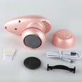 thumbnail image 3 of Amoladora de pies eléctrica, lima para pies de pedicura con adsorción al vacío, herramienta recargable por USB para el cuidado de los pies para piel muerta, dura, vieja y seca (rosa), 3 of 5