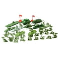 thumbnail image 2 of 52x Modelo Figuras Playset Coleccionables, Miniaturas Modelo Hombres Figuras con Tanque Vehículo Accesorios para Niños Niños Niños B Hugo Juego de soldado, 2 of 10