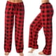 thumbnail image 2 of Pantalones de mezclilla Gibobby para Mujer Casual cuadros sueltos Rojo S, 2 of 4