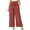 Red, variant on Mlzmgr Wide Leg Pants for Women Wide Leg Drawstring Elastic Waist Pants Loose Comfy Casual Trousers