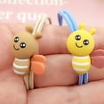 thumbnail image 6 of 5pcs Cloth Hairstyle Rope Flexible Cartoon Headwear Accessory Children Hair Decoration Tool, 6 of 10