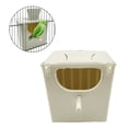 thumbnail image 6 of Plastic Birds Breeding Box on Cage Outside Inside Top Open Perch to Rest Mating Box for Parrot Cockatiel, 6 of 7