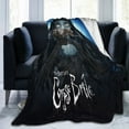 thumbnail image 6 of Corpse Bride Fleece Throw Blankets, Super Soft Flannel Cozy Blankets for Adults, Washable Lightweight Blanket for Couch Sofa Bed Office, Warm Plush Blankets for All Season, 6 of 8