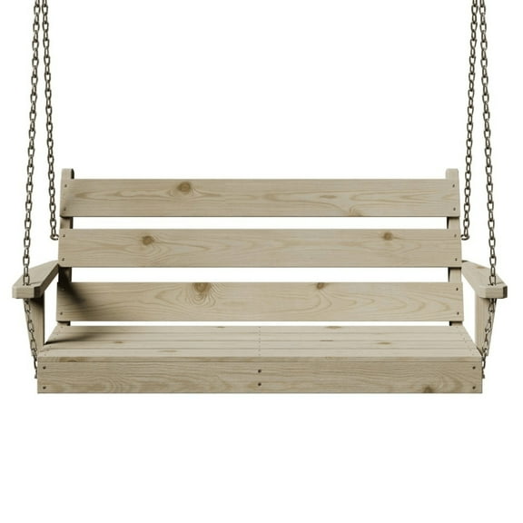 Keystone Amish Co. Lewisburg Porch Swing, Unfinished