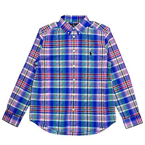 Mm Sport Ongepast Polo Ralph Lauren Kids Baby Boy's Plaid Cotton Poplin Shirt (Toddler) -  Walmart.com