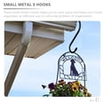 thumbnail image 4 of 8pcs Multipurpose Hooks Metal S Hooks S-Shaped Closet Clothes Hanging Organizers, 4 of 7