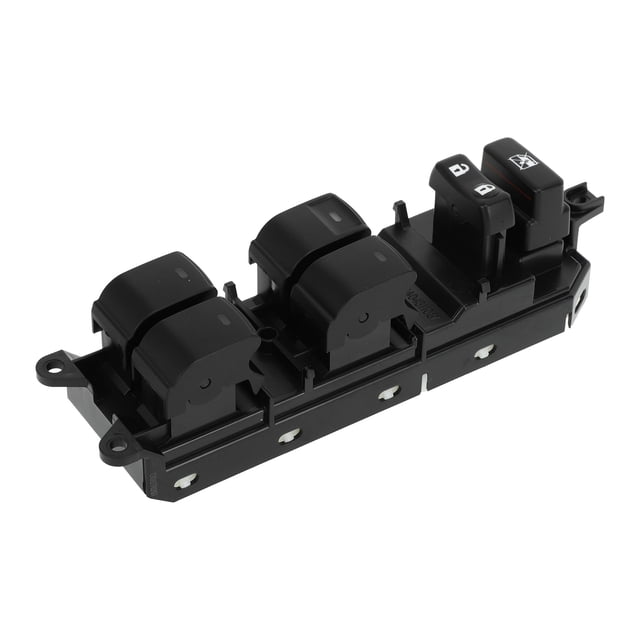 Interruptor de ventana eléctrica Unique Bargains No.840400P020 para el lado del conductor delantero izquierdo para Toyota 4Runner Venza Negro