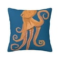 thumbnail image 1 of ZICANCN Sea Invertebrates Decorative Throw Pillow Covers, Bed Couch Sofa Decorative Knit Pillow Covers for Living Room Farmhouse 26"x26", 1 of 8